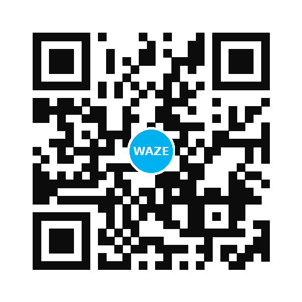 QR code Waze - itinéraire vers le camping